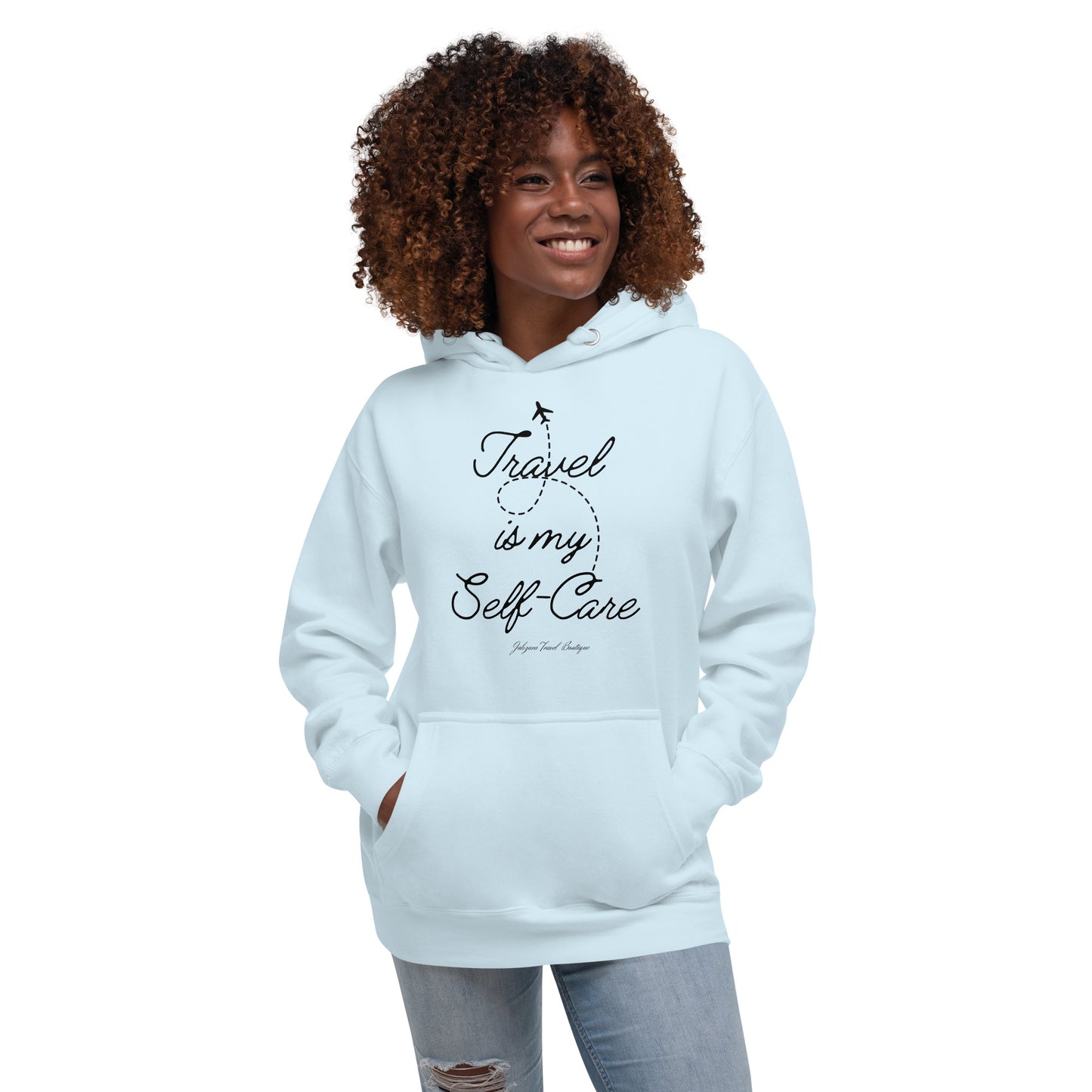 "Travel Is My Self Care" Unisex Hoodie